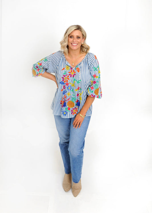 Blue Gypsy Top