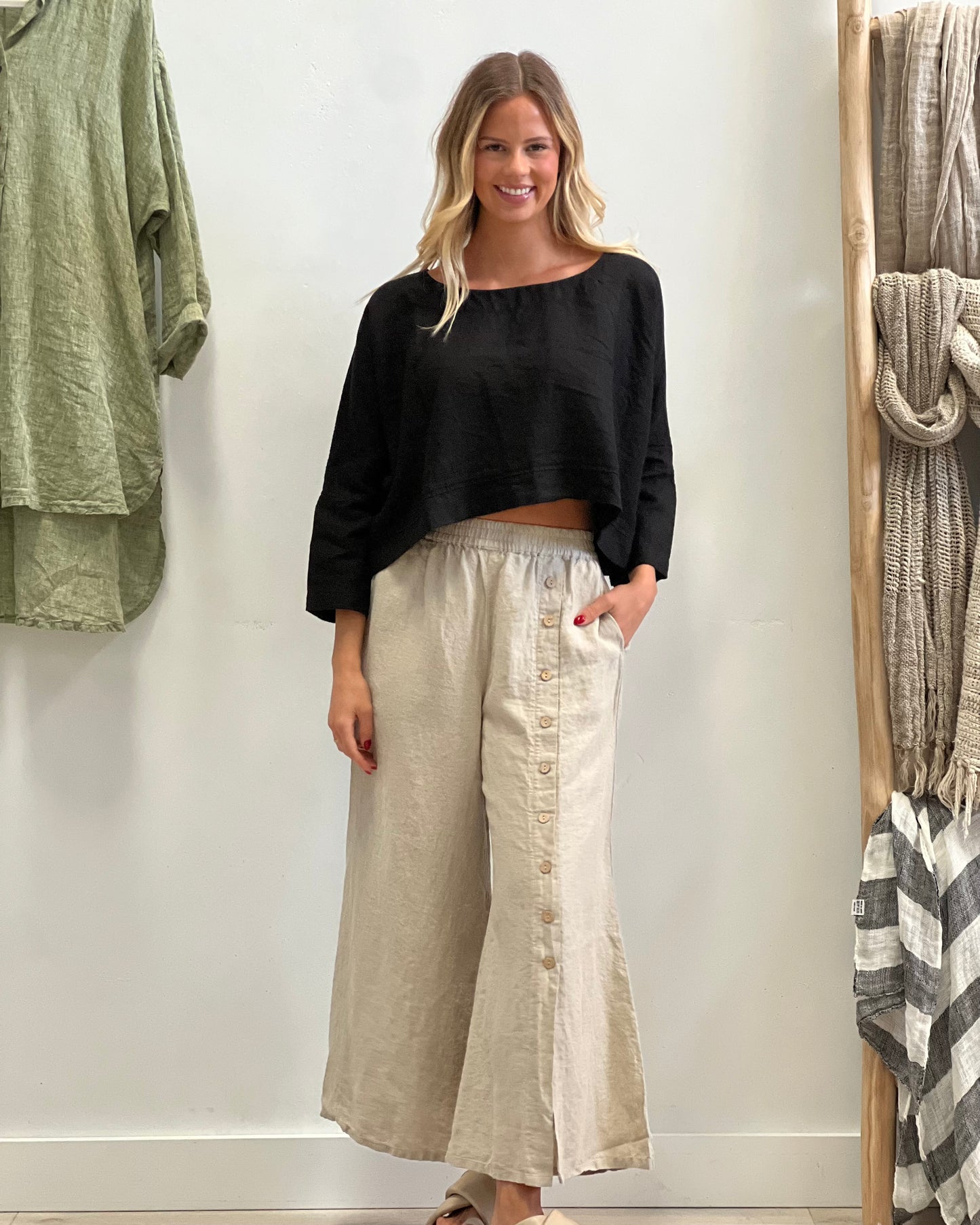 Elena Crop Top Black