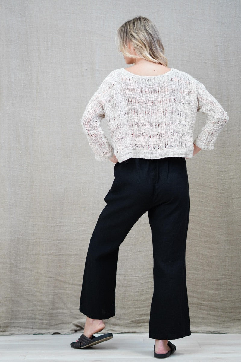 Erika Straight Leg Pants Black