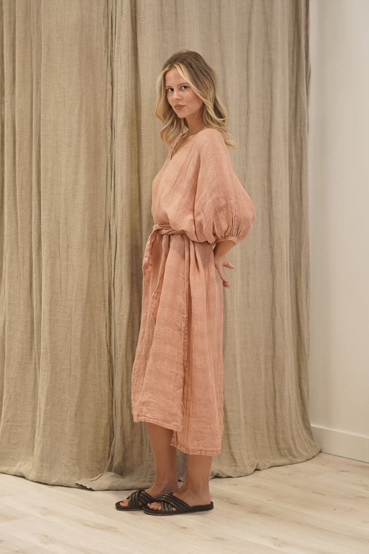 Rosa Kaftan Cameo Brown Check