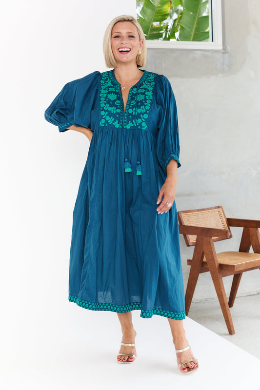 FIESTA BLUE DRESS