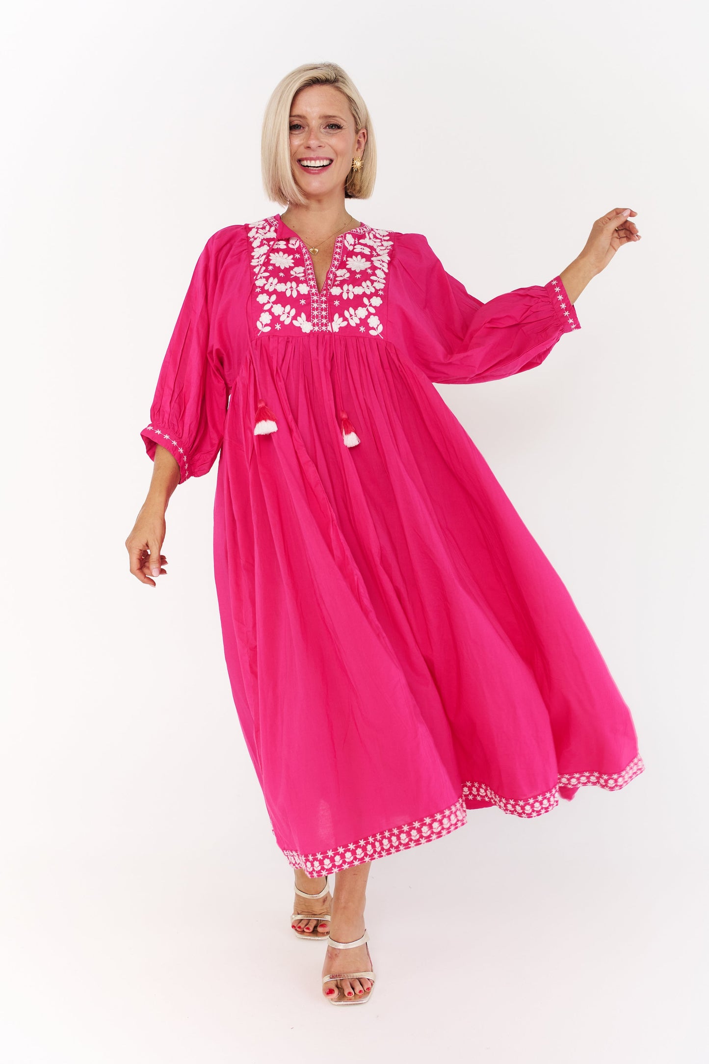 FIESTA HOT PINK DRESS