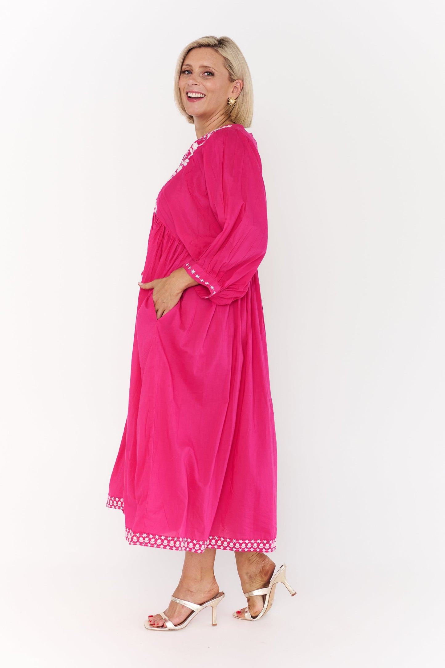 FIESTA HOT PINK DRESS