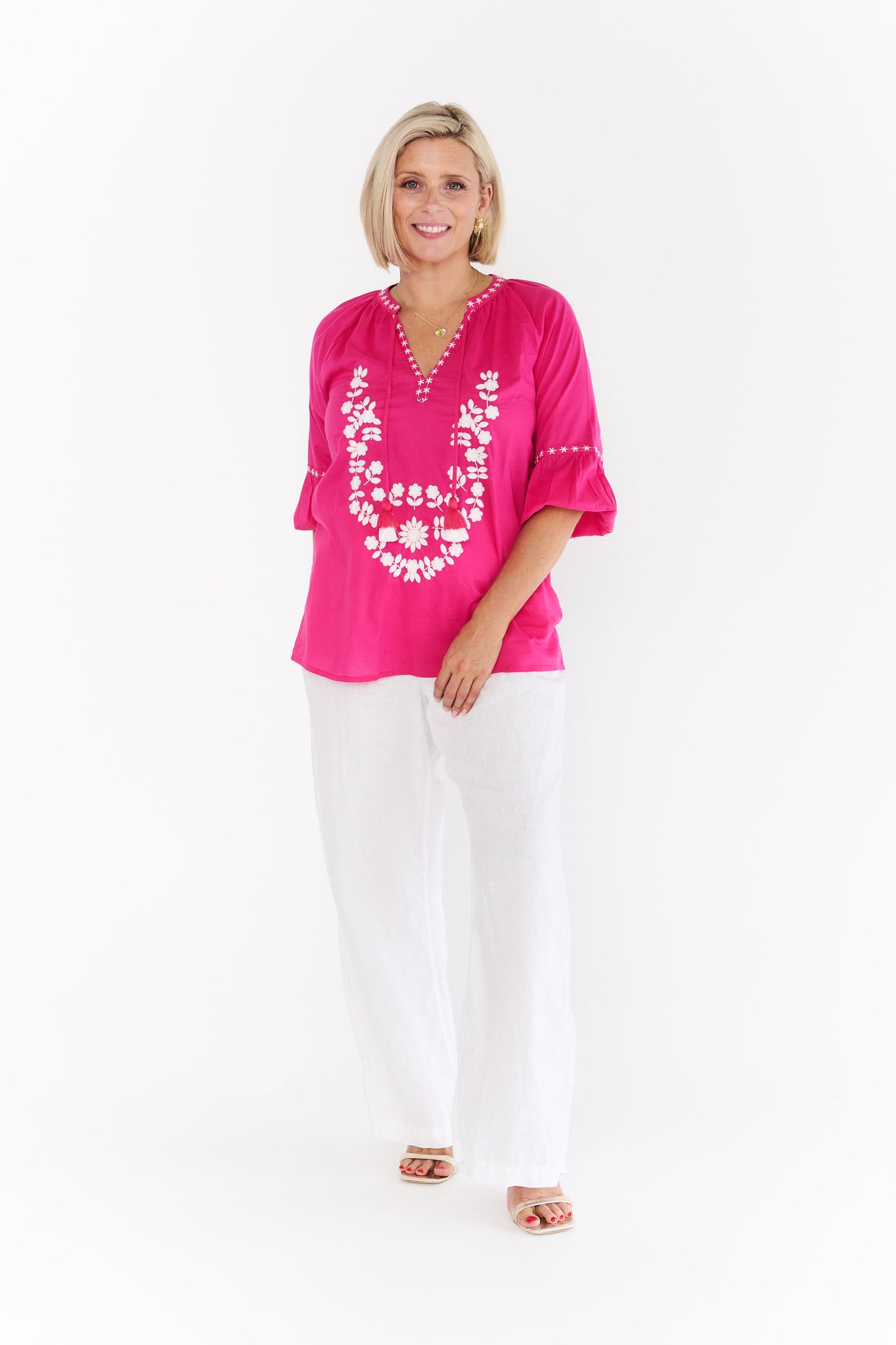 FIESTA HOT PINK SHIRT