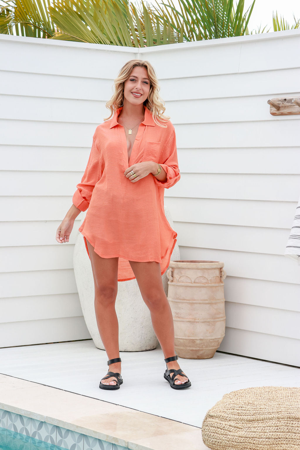 Shirt Dress Clothing FSC2104
