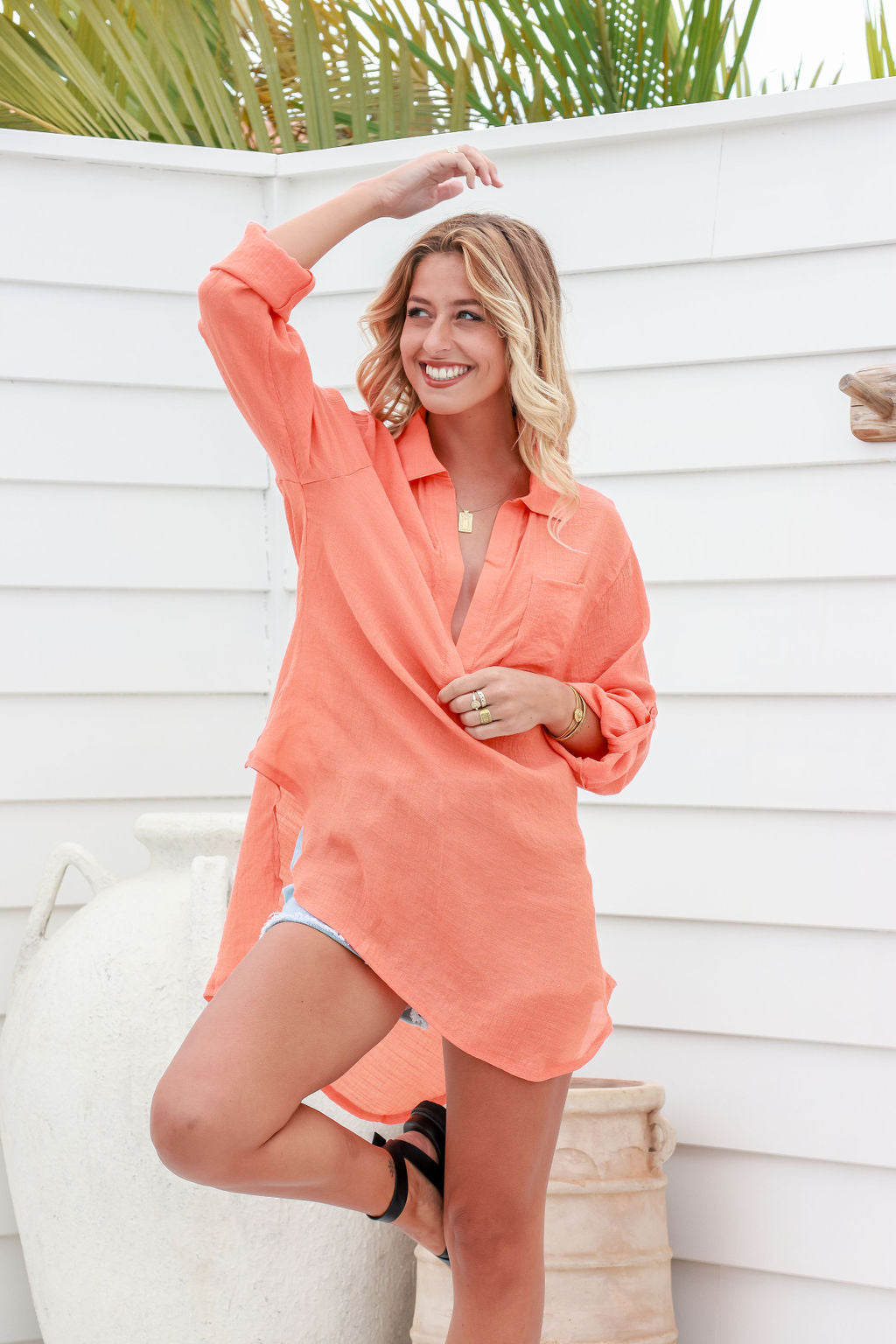 Shirt Dress Clothing FSC2104