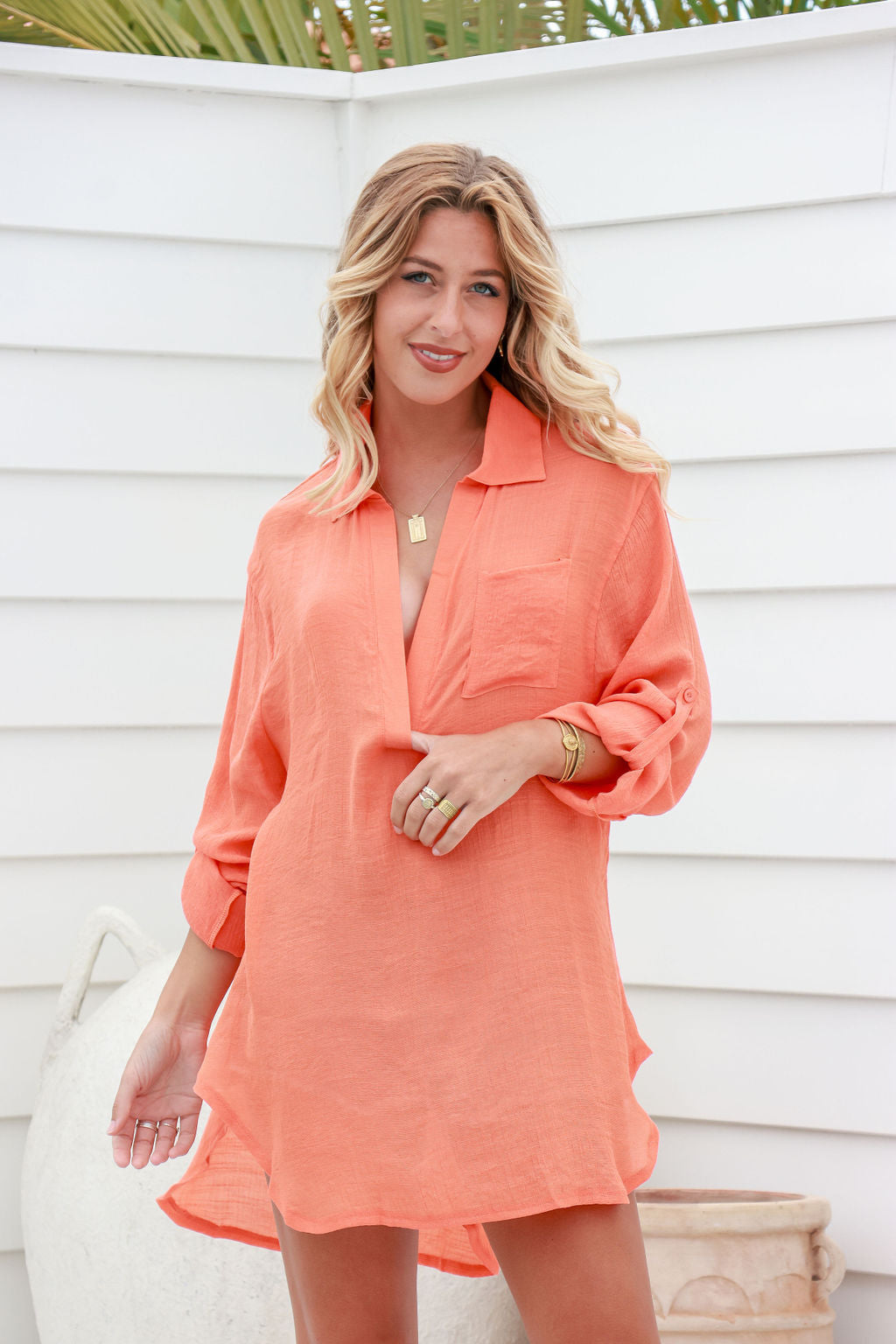 Shirt Dress Clothing FSC2104