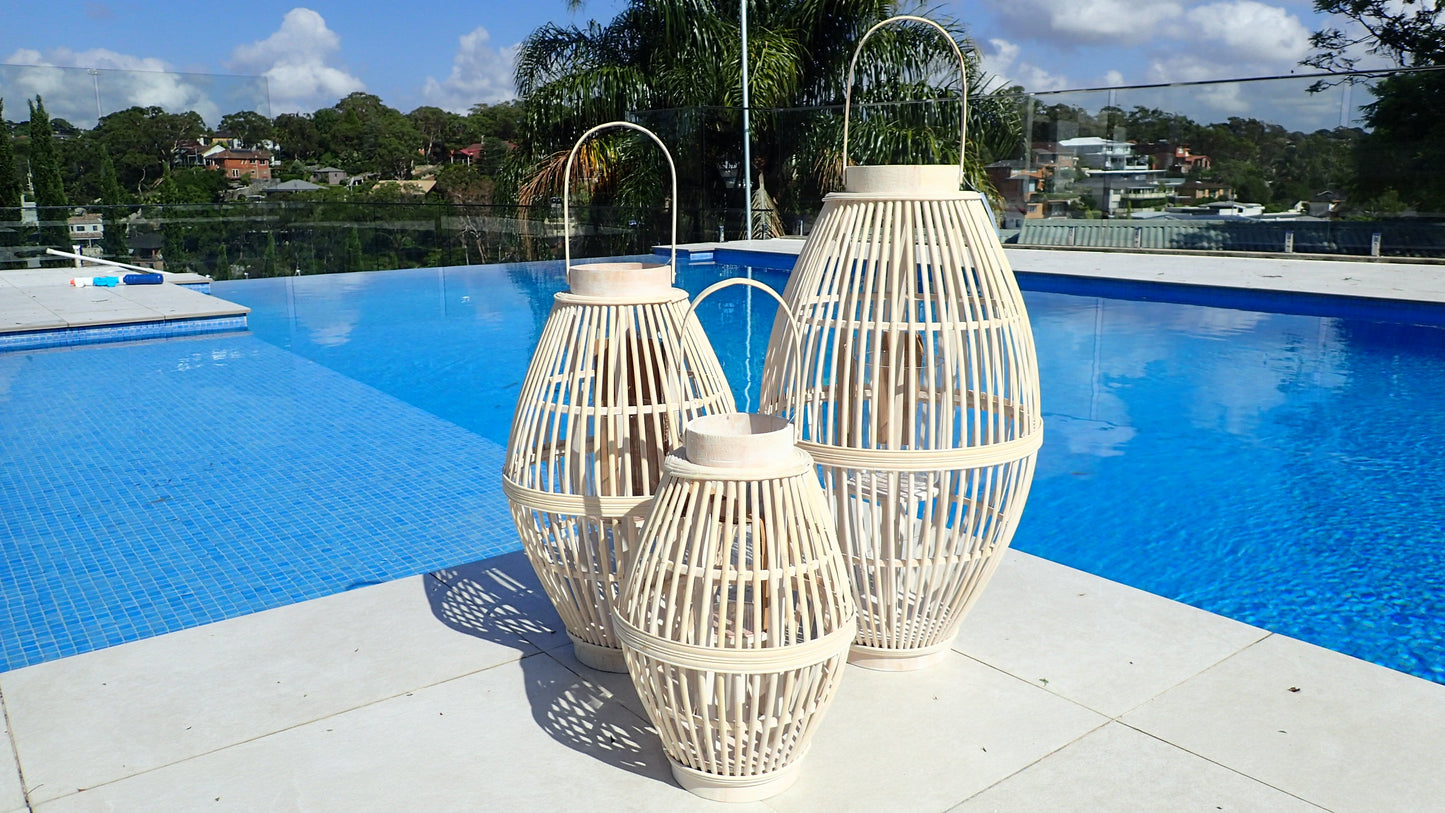 Homewares Bamboo Lantern FSL9002 Large