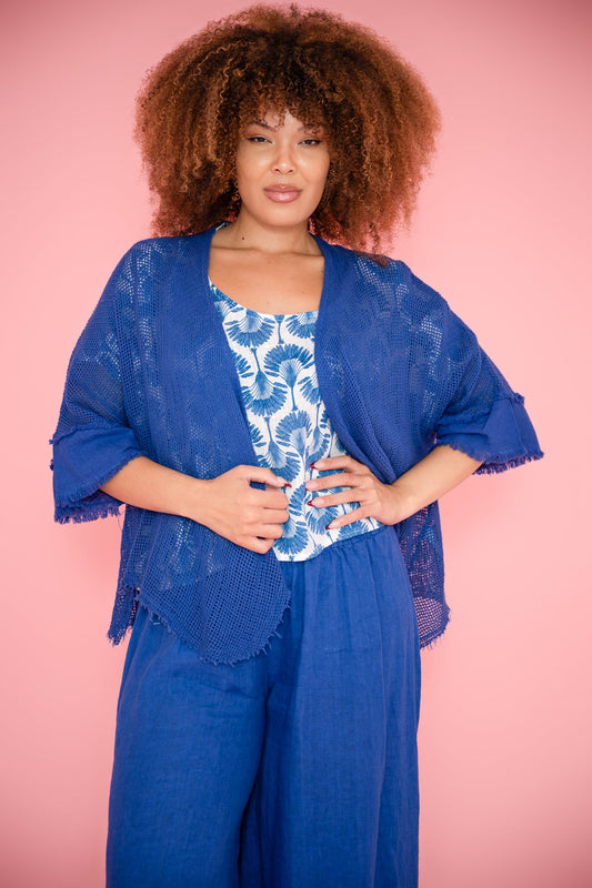 Fisherman Jacket | Royal Blue