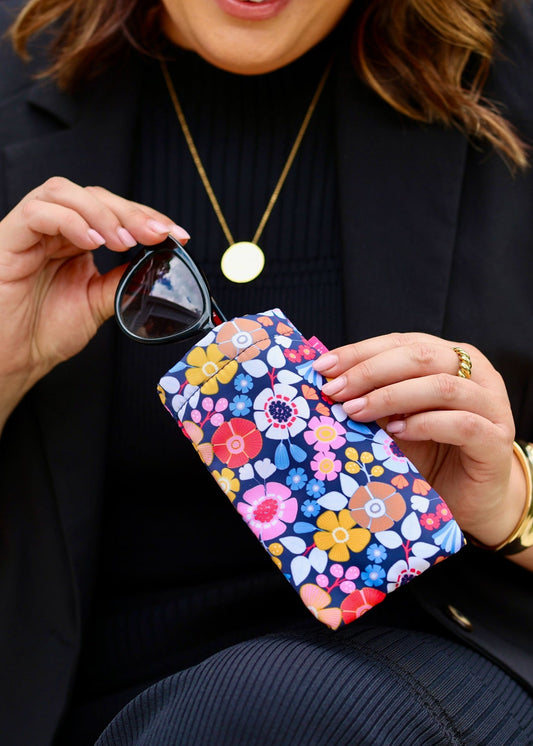 Glasses Case - Flowers