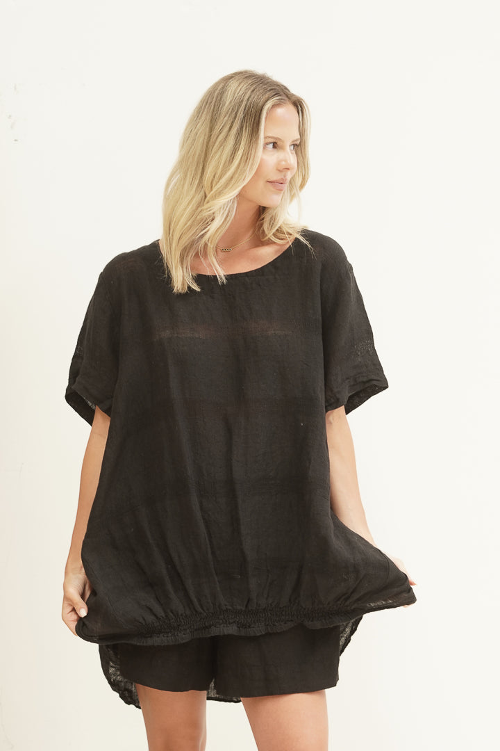 Helene Top Black Combo