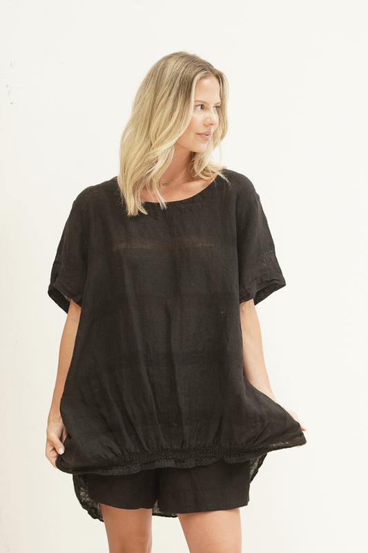 Helene Top Black Combo