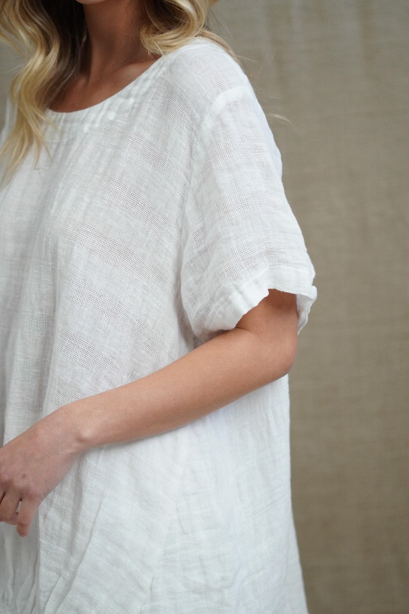 Helene Ovesized Top One White
