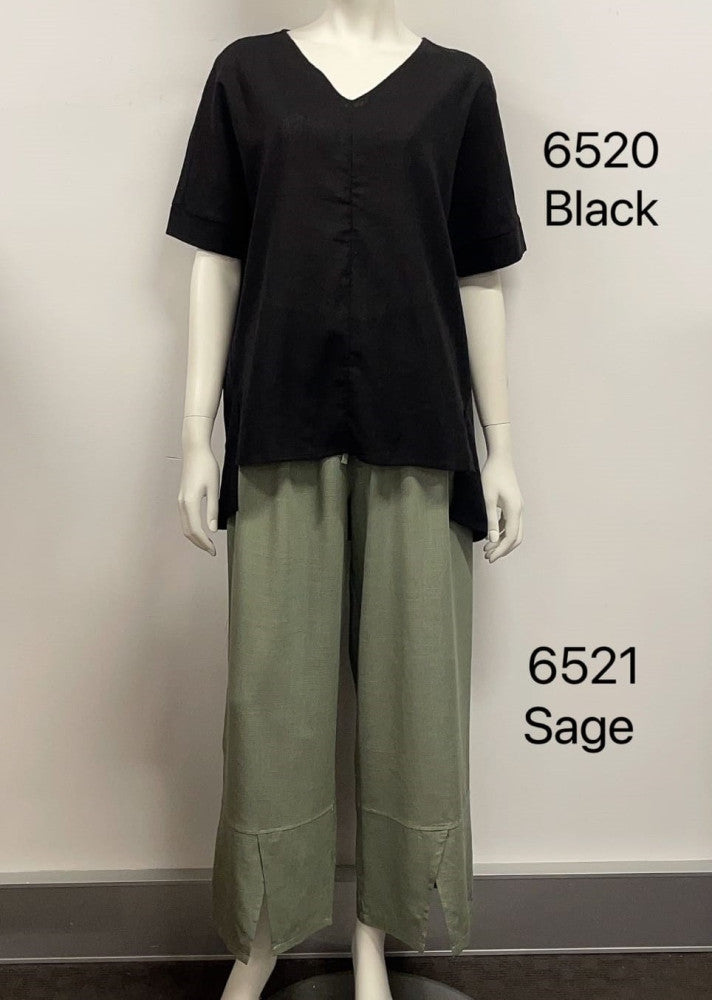 V-neck Cotton Top