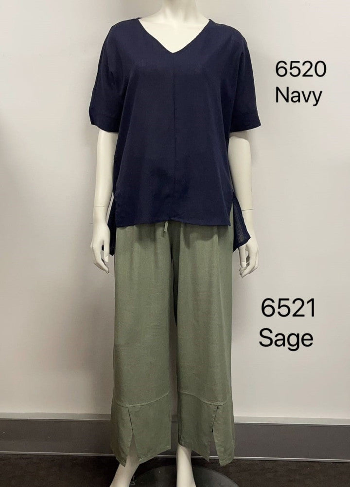 V-neck Cotton Top
