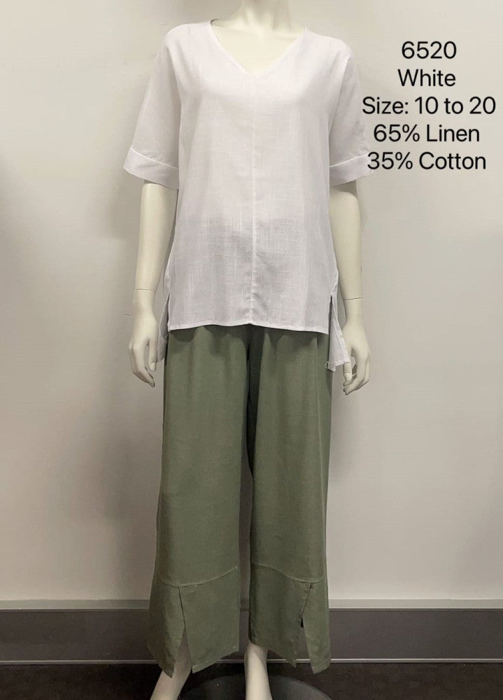 V-neck Cotton Top
