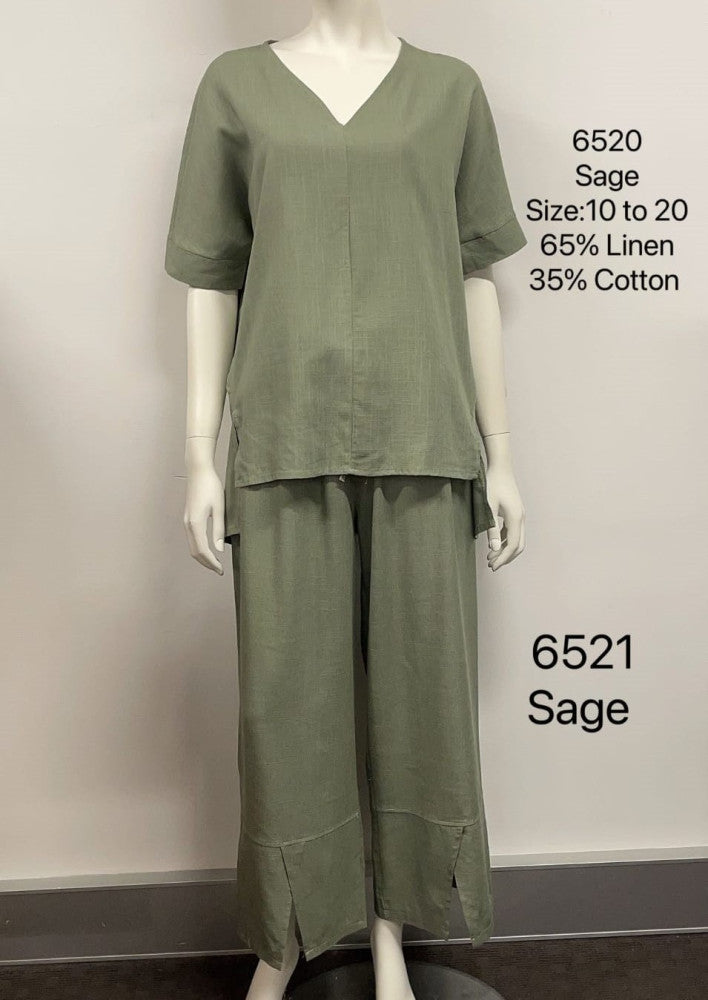 V-neck Cotton Top