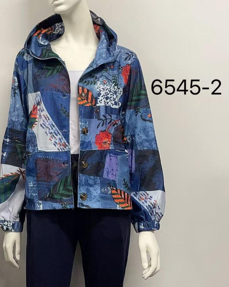 Corduroy Hooded Jacket