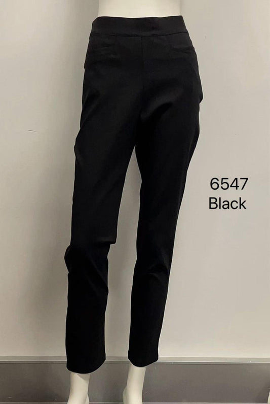 Stretch Slim Pants with Pocket