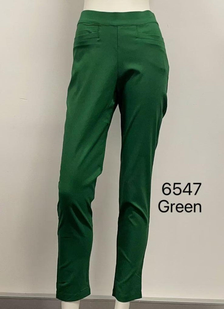 Stretch Slim Pants with Pocket