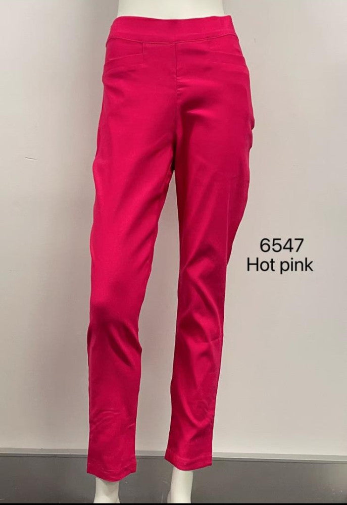 Stretch Slim Pants with Pocket