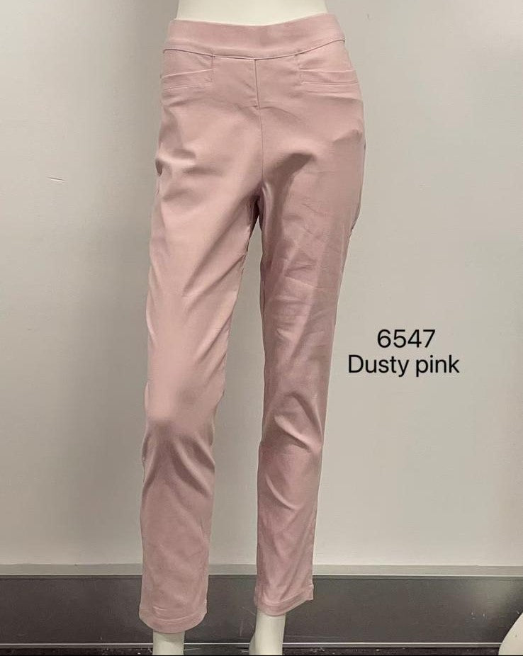 Stretch Slim Pants with Pocket