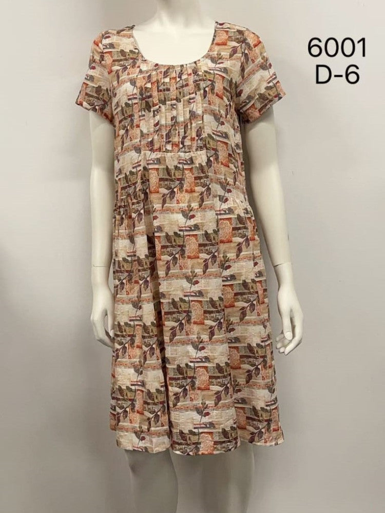 Printed Cotton Dress