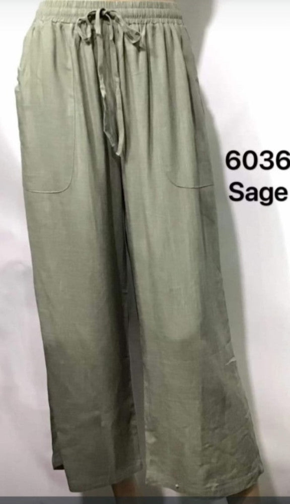 Linen Pant with Pockets