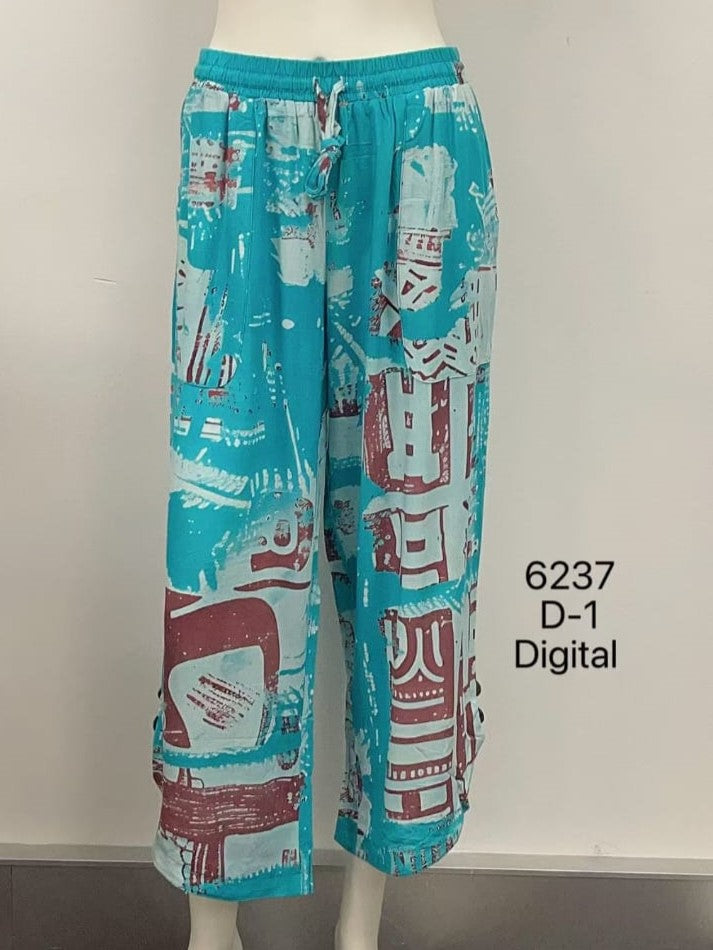 Relaxed Pocket Pants with Drawstring Waist