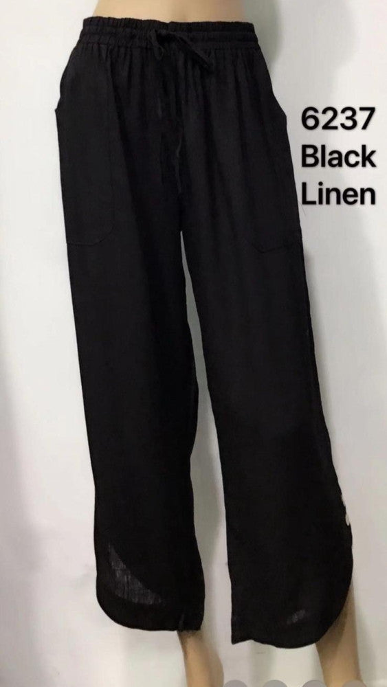 Relaxed Pocket Pants with Drawstring Waist