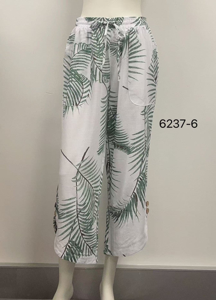 Relaxed Pocket Pants with Drawstring Waist
