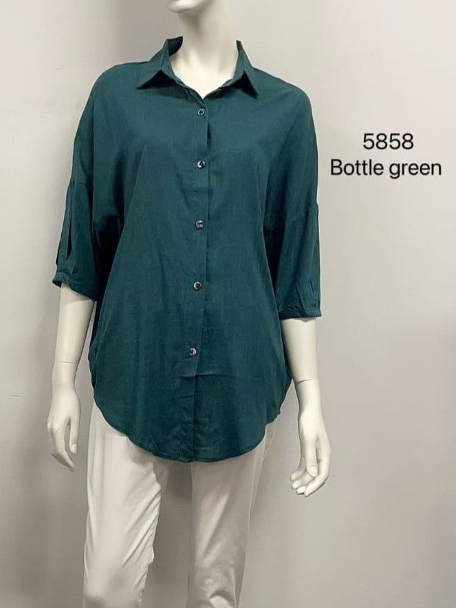 Button-Up Relaxed Fit Shirt