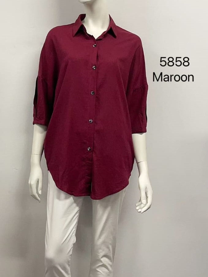Button-Up Relaxed Fit Shirt