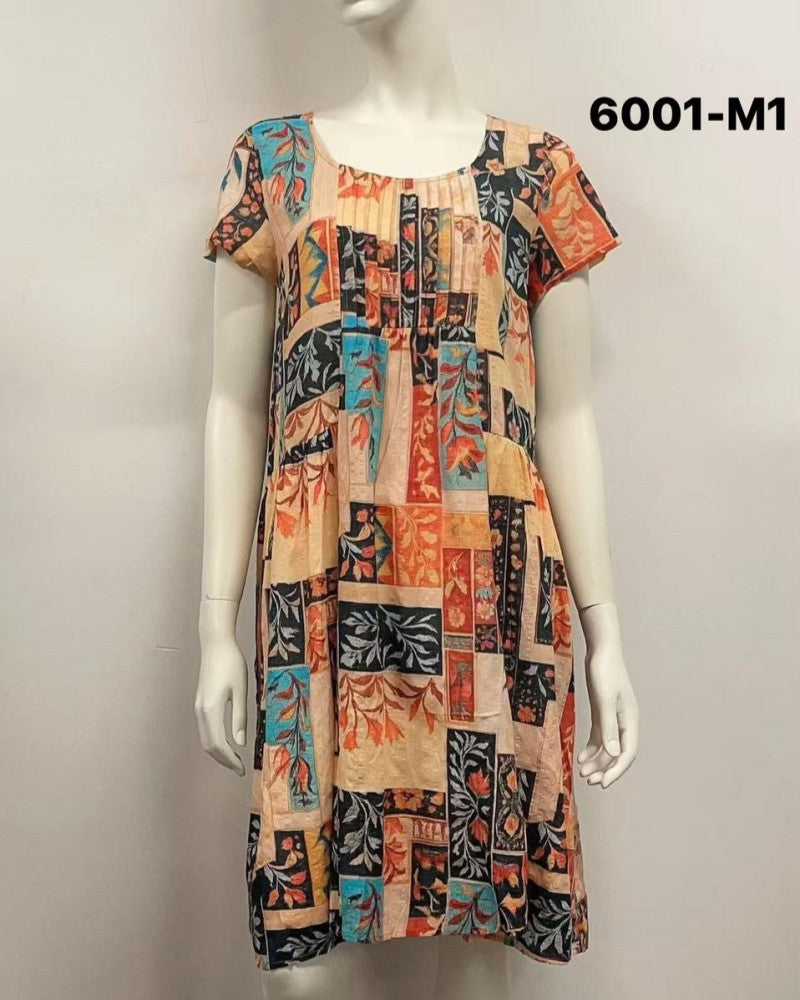 Printed Cotton Dress