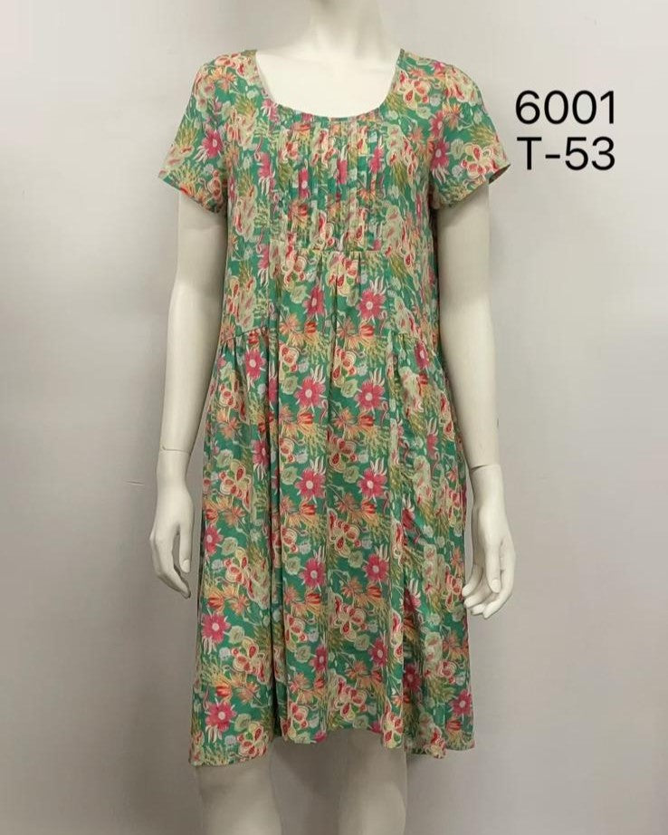 Printed Cotton Dress