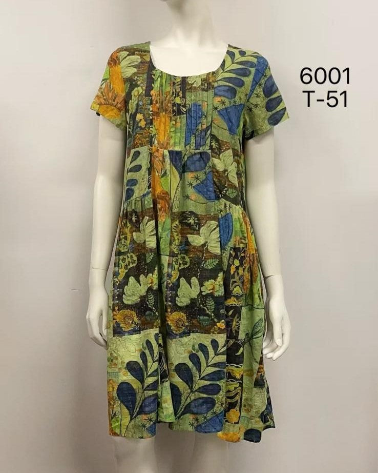 Printed Cotton Dress