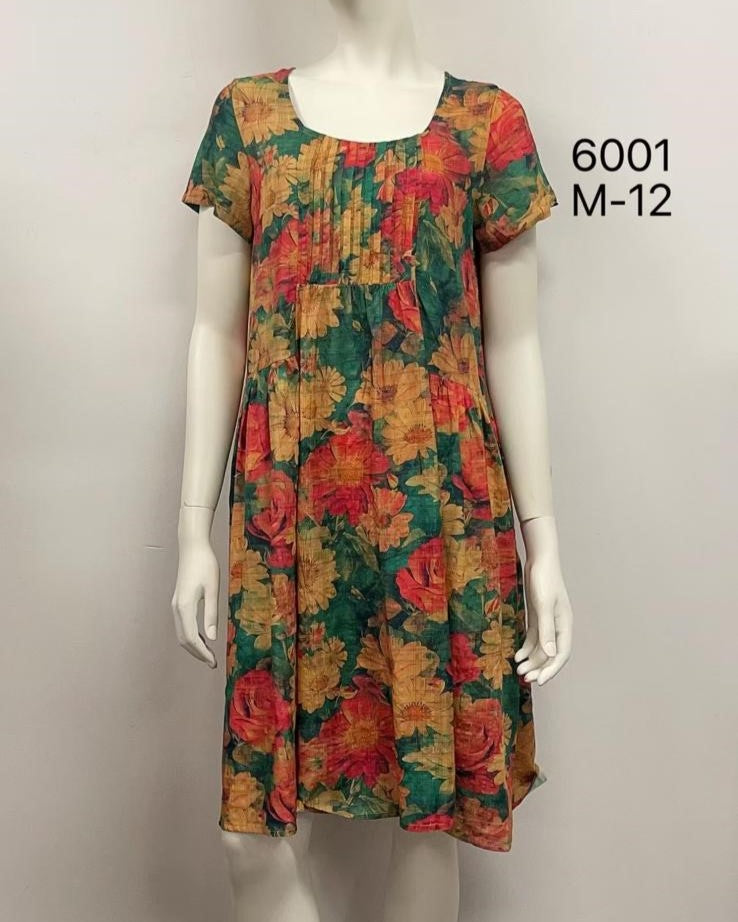Printed Cotton Dress