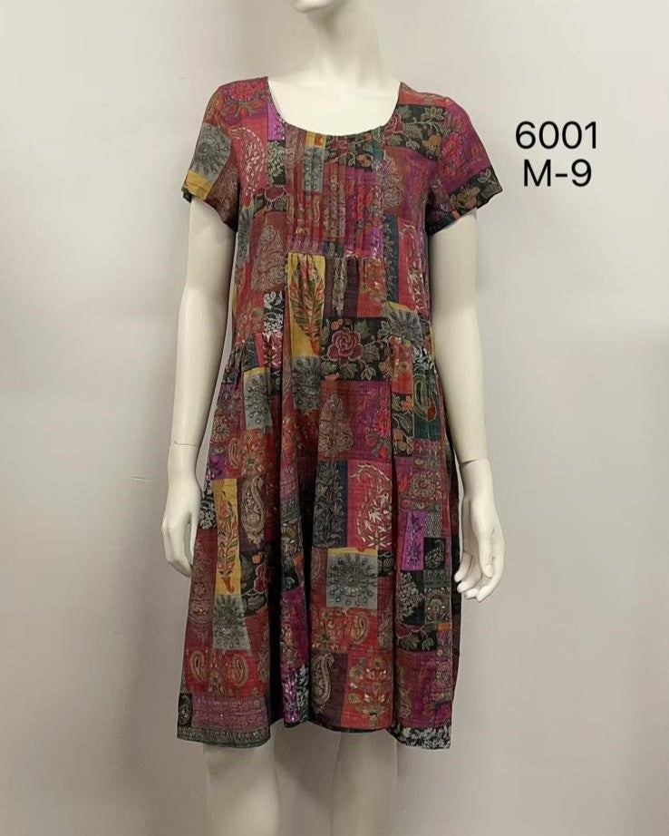 Printed Cotton Dress
