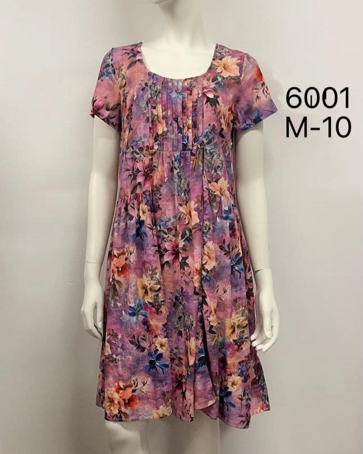 Printed Cotton Dress
