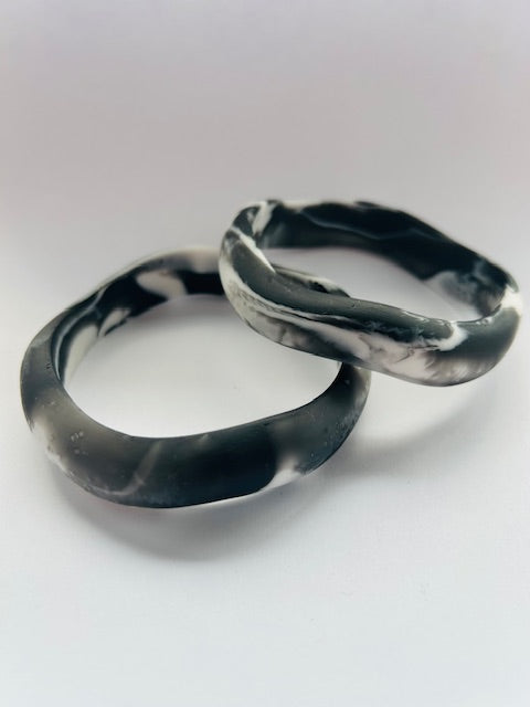 Wonky Resin Bangle