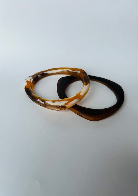 Triangle Resin Bangle