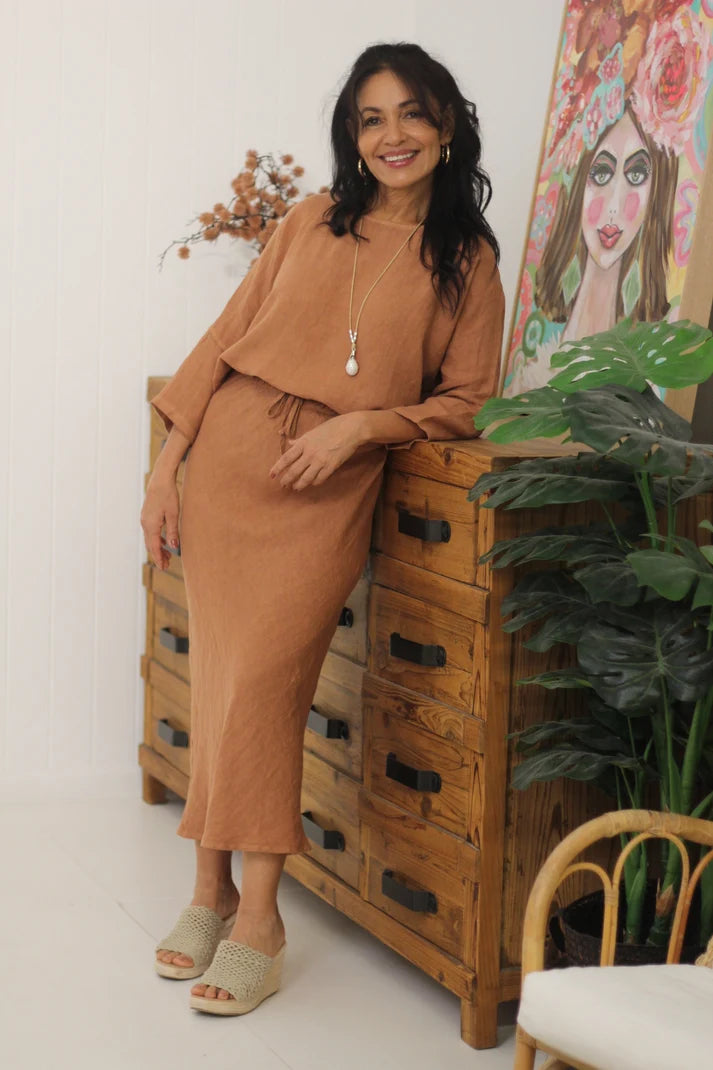 Anna Maxi Skirt - Costa Vita Purolino