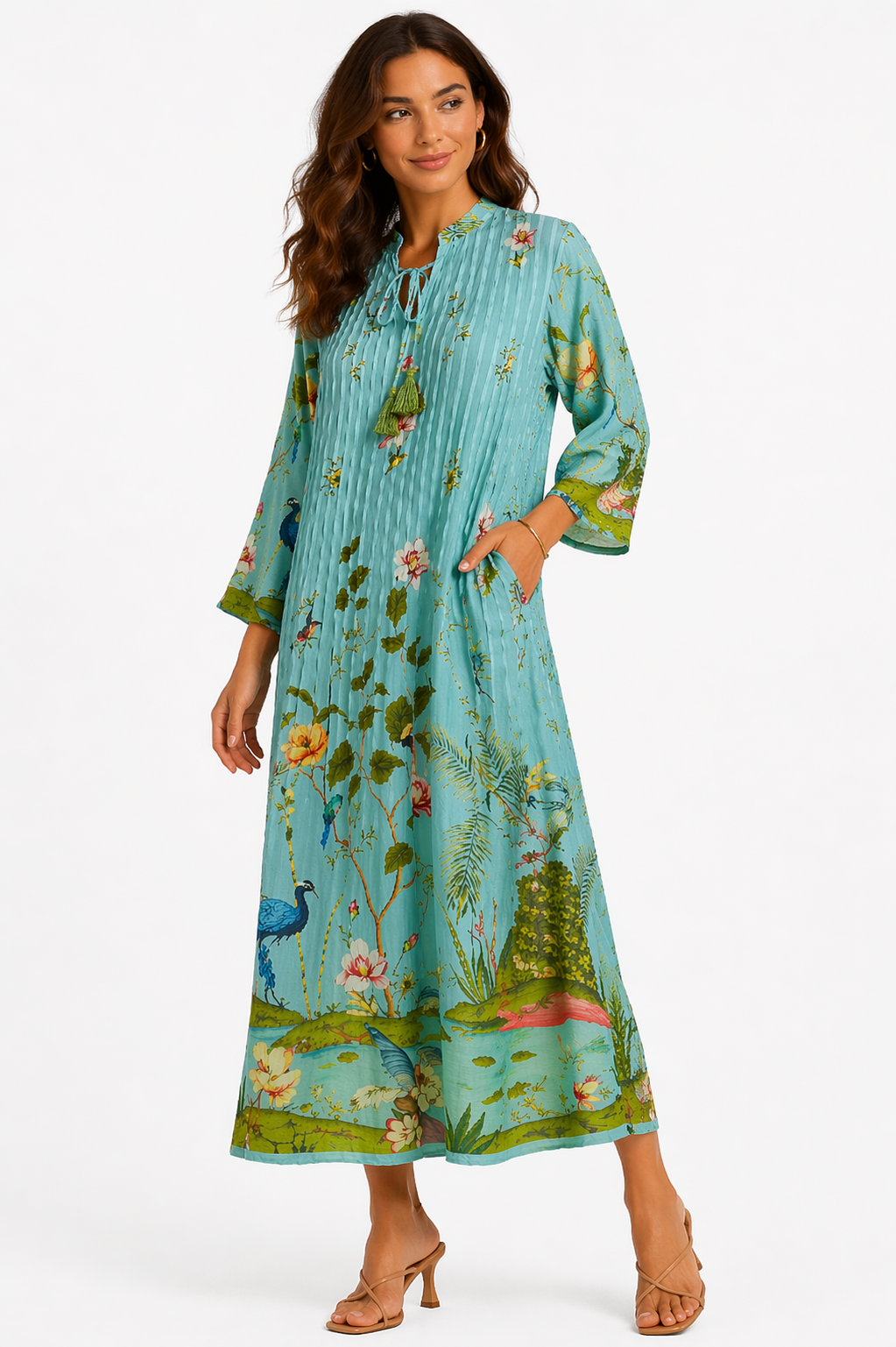 JARDIN BIRDS DRESS