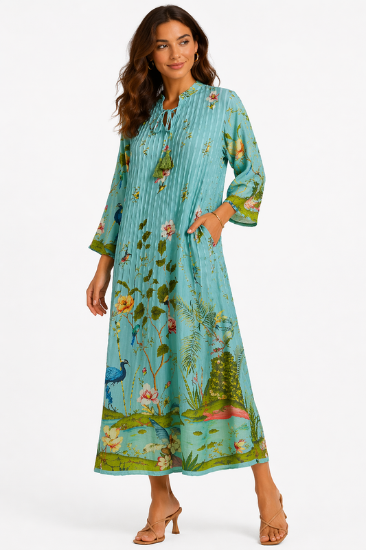 JARDIN BIRDS DRESS