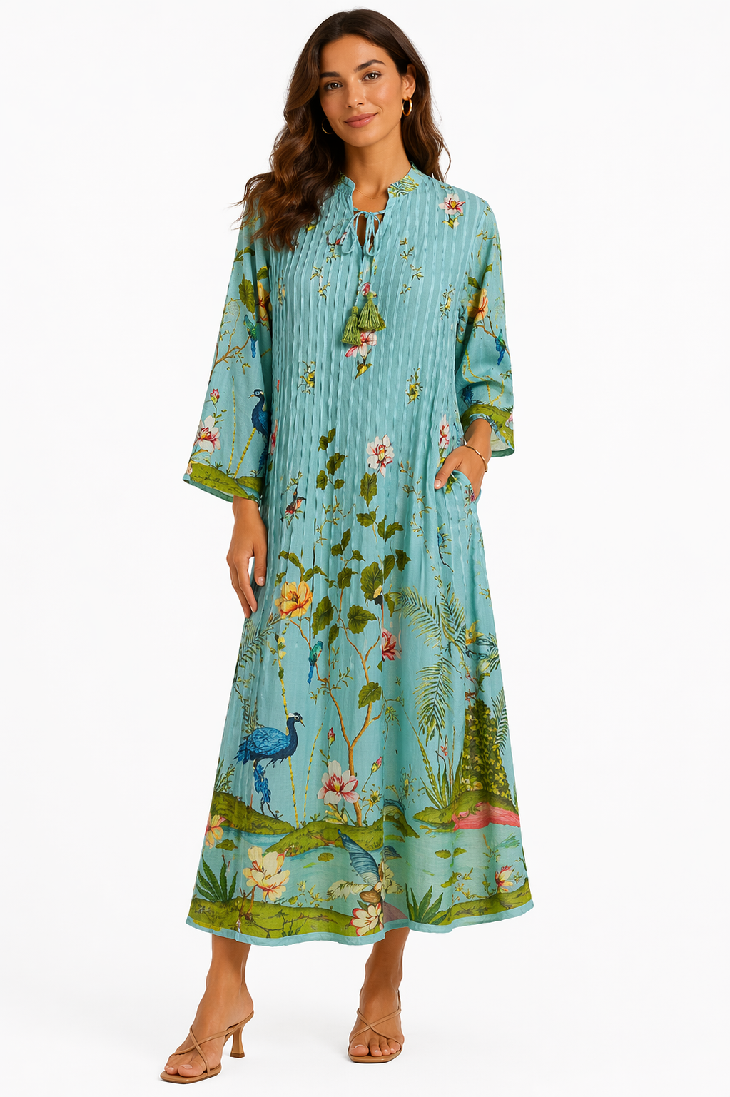 JARDIN BIRDS DRESS