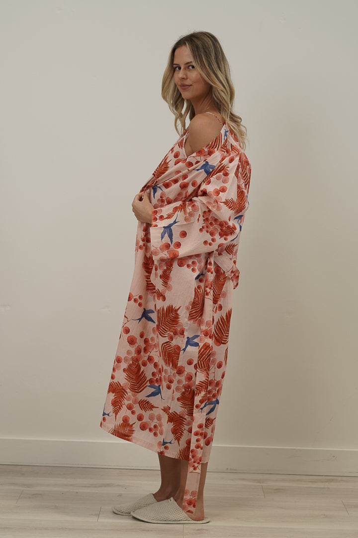 Bloom & Flight Blush Pink Kimono