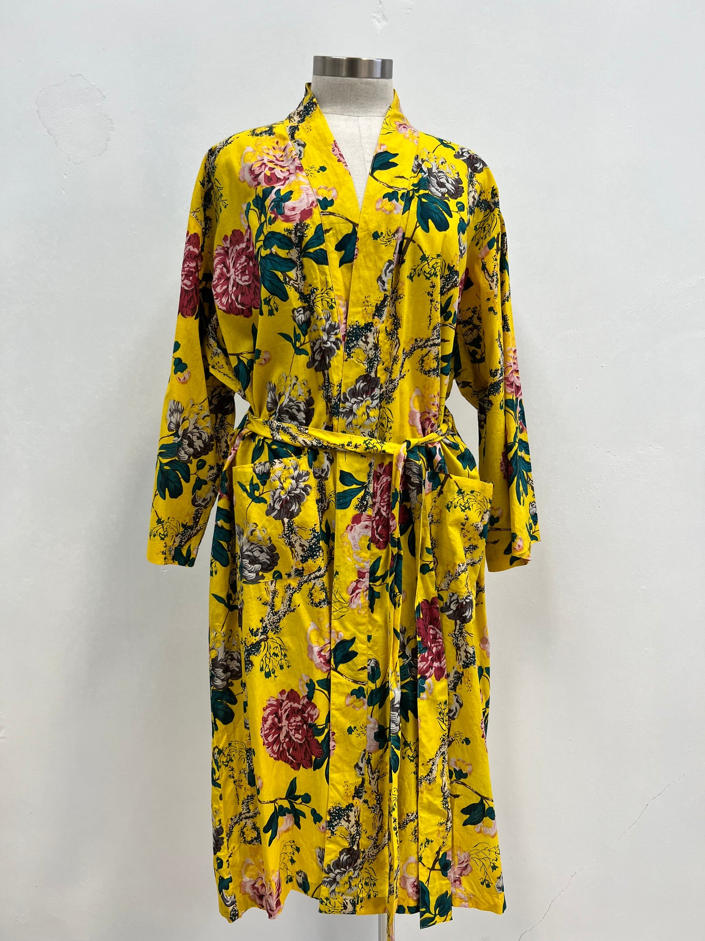 Lakshmi Primrose Yellow Kimono