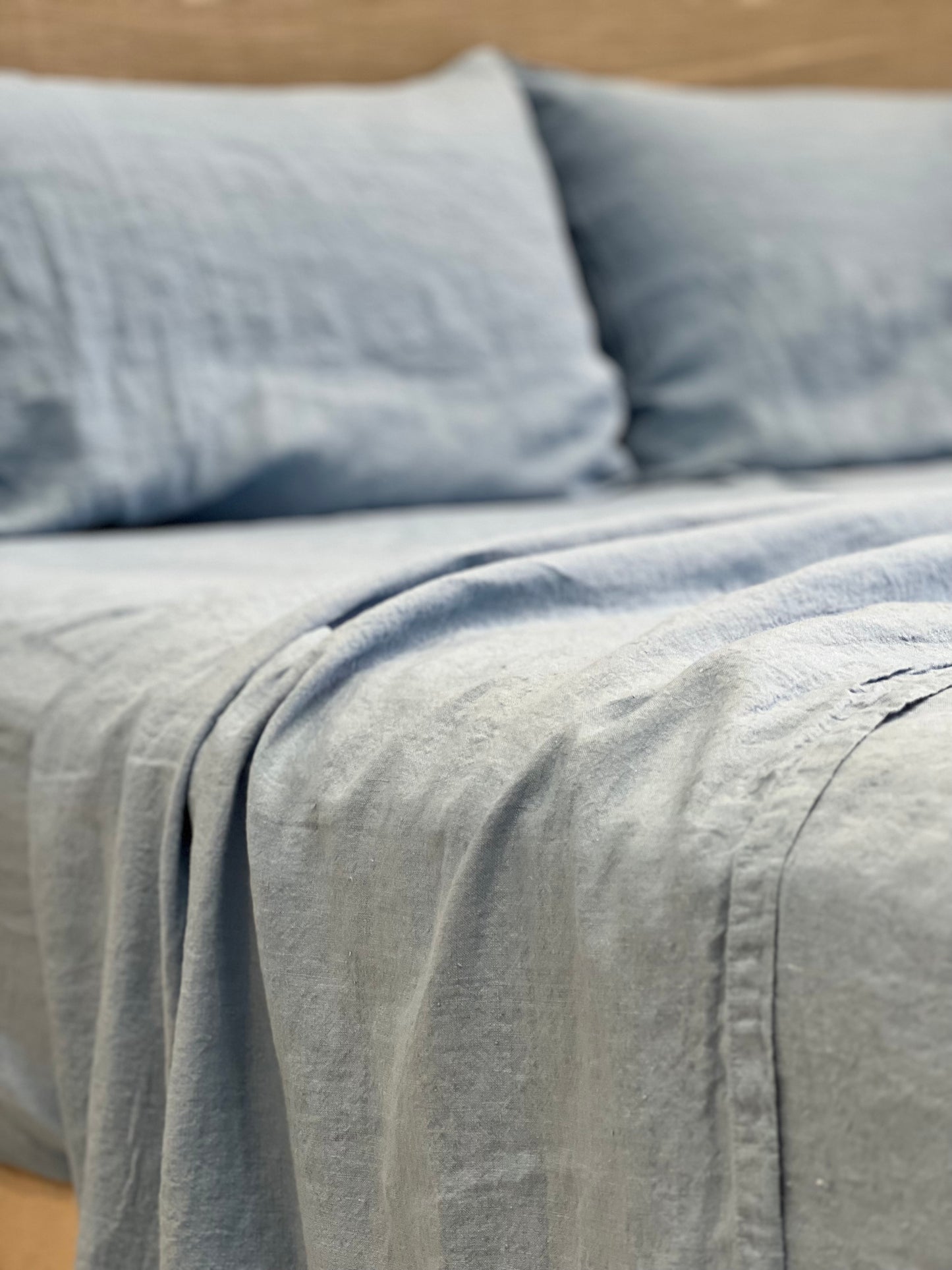 Basics Linen Bedding Sets Glacier Lake