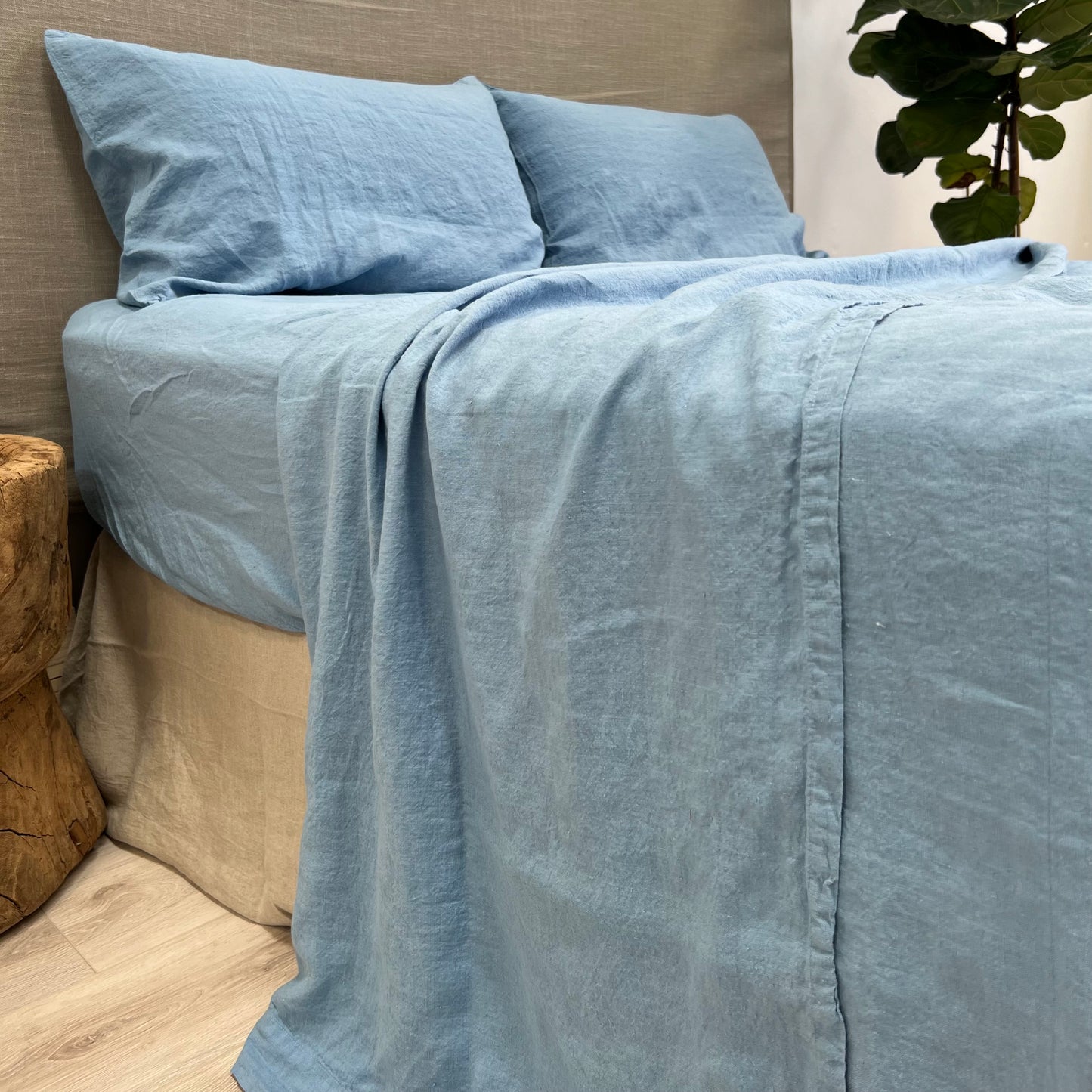 Basics Linen Bedding Sets Glacier Lake
