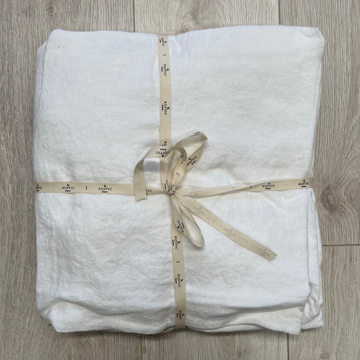 Basics Linen Fitted Sheet White